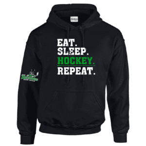 G185 Gildan Heavy Blend 8 oz., 50/50 Hooded Sweatshirt- Black