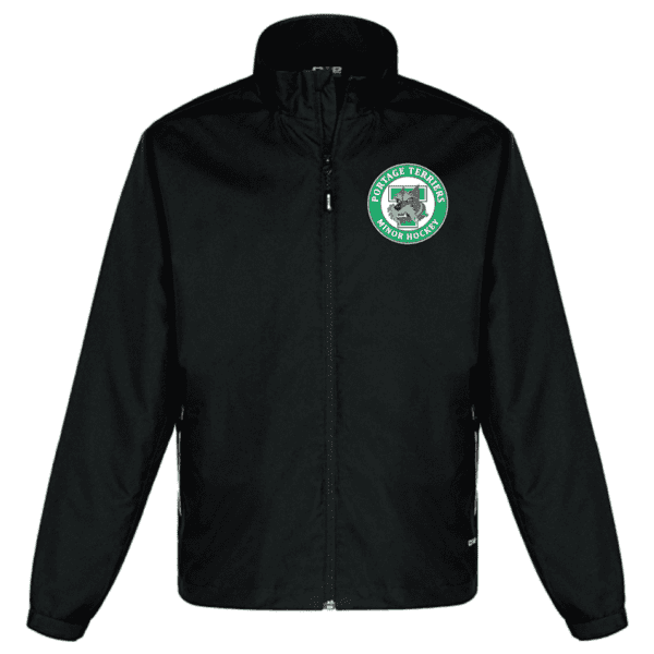 4170  Athletic Mesh Lined Track Jacket - Black